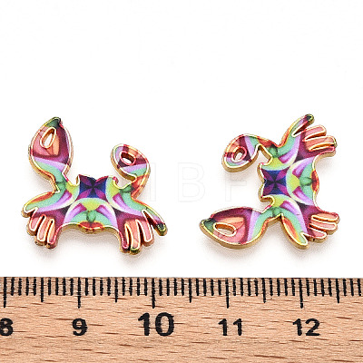 Printed Alloy Pendants ENAM-N056-201A-1