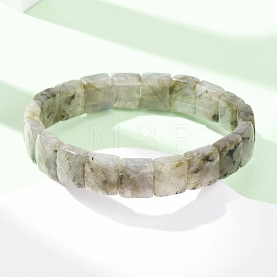 Natural & Synthetic Mixed Gemstone Faceted Beaded Stretch Bracelets for Women BJEW-K251-08-1