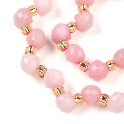 Natural Pink Opal Beads Strands G-T141-54-1