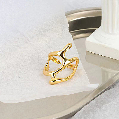 Brass Cuff Rings UD0952-1