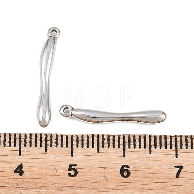 304 Stainless Steel Pendants STAS-L317-35P-1