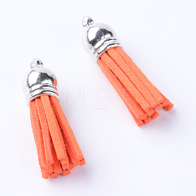 Faux Suede Tassel Pendant Decorations X-FIND-T002-A-1