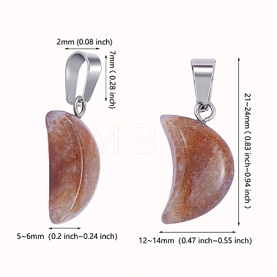 15Pcs 15 Styles Natural & Synthetic Mixed Gemstone Pendants G-SZ0002-19-1