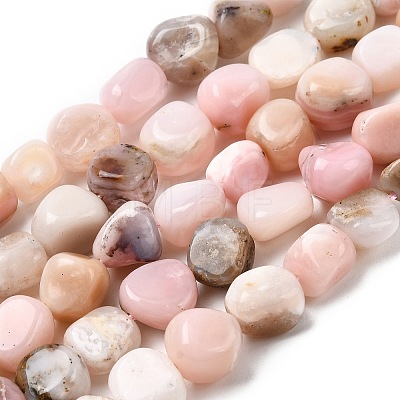 Natural Pink Opal Beads Strands G-B161-B05-1