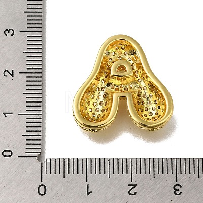 Brass with Cubic Zirconia Pendant X-KK-Q818-02A-G-1