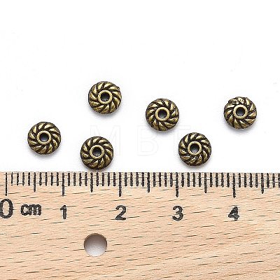 Tibetan Style Alloy Spacer Beads K0P9F071-1