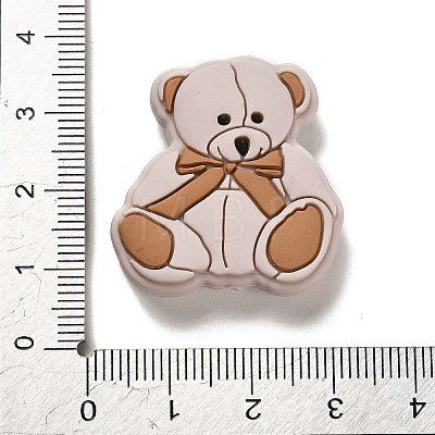 Bear Silicone Focal Beads SIL-D008-01F-1