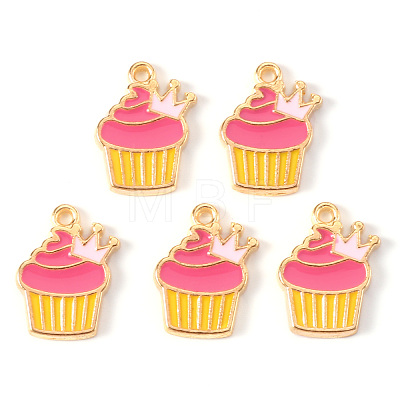 Alloy Enamel Pendants ENAM-N054-35B-RS-1