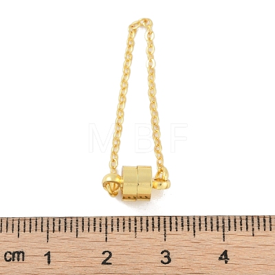 Rack Plating Brass Magnetic Clasps KK-A224-22G-1