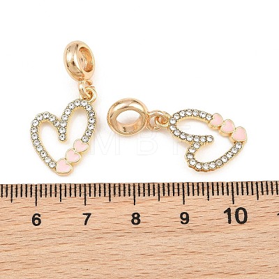 Alloy Enamel European Dangle Charms AL-CBAC2D3-16G-1