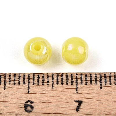 Electroplate Pearlized Glass Pearl Beads EGLA-T021-14A-10-1