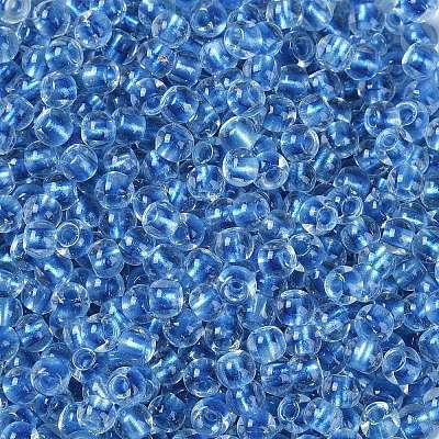 Transparent Inside Colours Glass Seed Beads SEED-A032-04D-1
