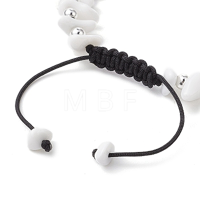 Glass Braided Bead Bracelets BJEW-JB11107-02-1