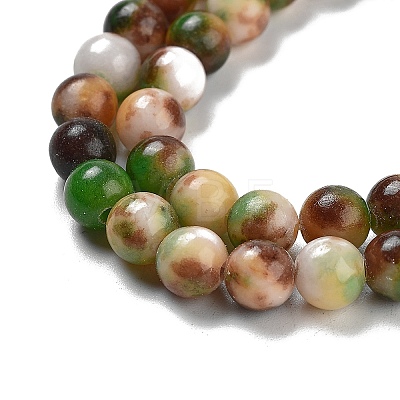 Jade Beads Strands G-D264-6mm-XH12-1