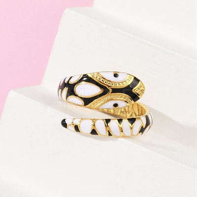 304 Stainless Steel Adjustable Cuff Rings RJEW-Q015-01G-F-1