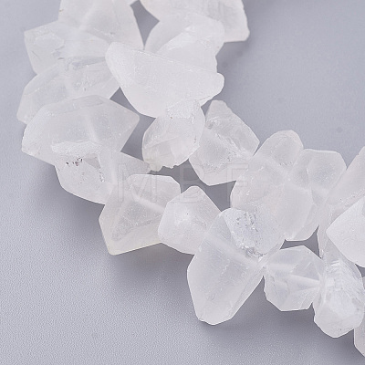 Natural Quartz Crystal Bead Strands X-G-F336-02-1