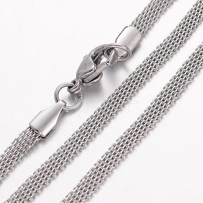 304 Stainless Steel Necklace MAK-K004-04P-1