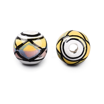 Handmade Porcelain Beads PORC-Q007-07F-1