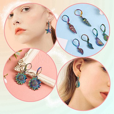 DIY Drop Earring Making Finding Kits DIY-SZ0008-28-1