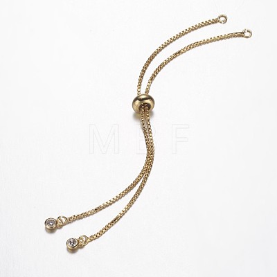 Brass Chain Bracelet Making KK-G290-09-1