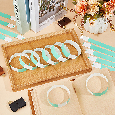 300Pcs Synthetic Paper Polypropylene Disposable Wristbands BJEW-SP0001-09A-1