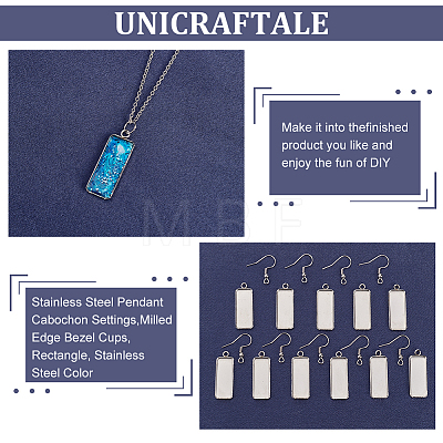 Unicraftale DIY Dangle Earring Making DIY-UN0001-24P-1