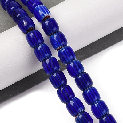 Handmade Lampwork Beads Strands X-LAMP-K041-01B-21-1