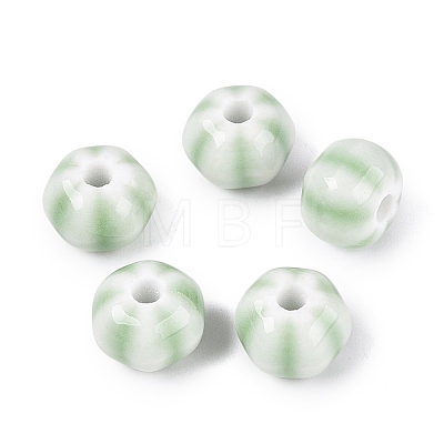 Vintage Handmade Porcelain Beads PORC-Q006-07P-1