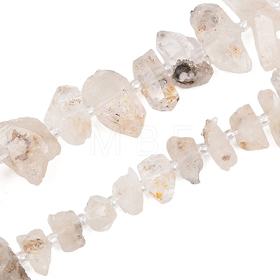 Natural Herkimer Diamond Beads Strands GG-CBA533A-A01-02-1