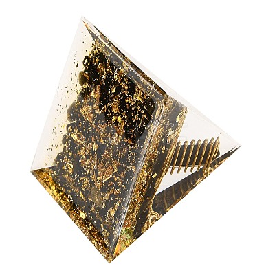 Orgonite Pyramid Resin Energy Generators DJEW-C019-01C-1