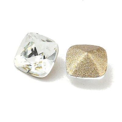 Glass Rhinestone Cabochons RGLA-L029-14B-161-1