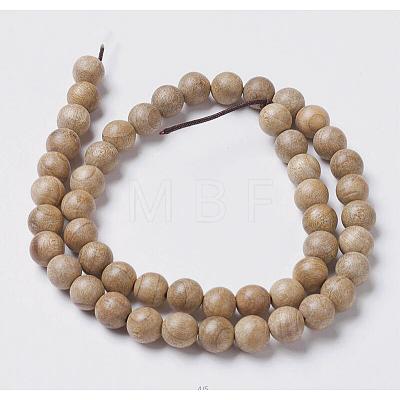 Natural Wood Beads Strands X-WOOD-J001-02-6mm-1