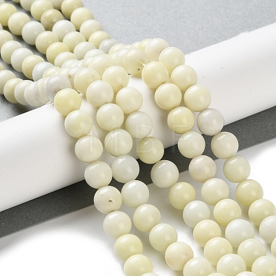 Natural Jade Beads Strands G-L609-A01-01-1