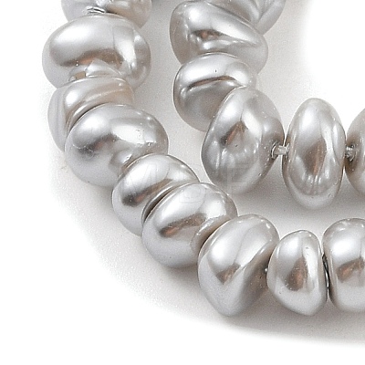 Electroplated Shell Pearl Beads Strands BSHE-C006-06C-1