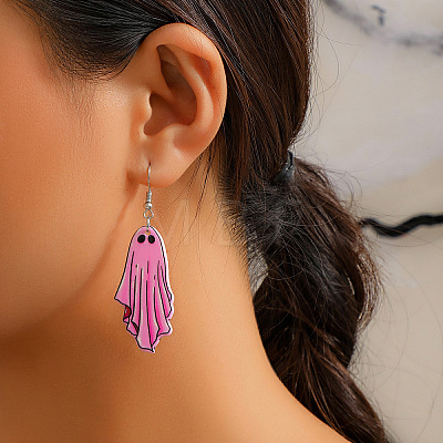 Halloween Cartoon Acrylic Dangle Earrings for Women QK1762-5-1