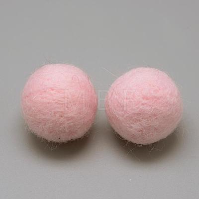 DIY Doll Craft Wool Felt Ball AJEW-R069-30mm-02-1