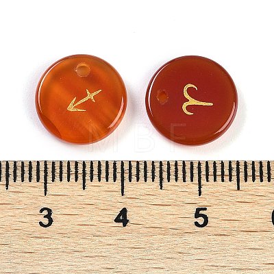 Natural Carnelian Pendants G-K359-04E-1