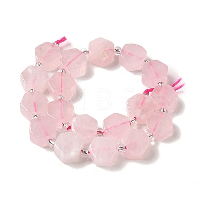 Natural Rose Quartz Beads Strands G-P534-A05-01-1