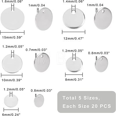 304 Stainless Steel Charms STAS-UN0015-99P-1