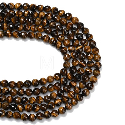 Natural Tiger Eye Beads Strands G-C280-B21-10mm-1