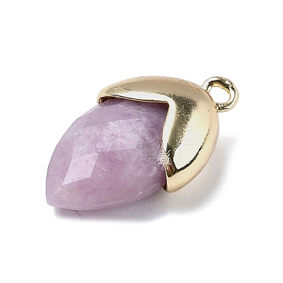 Natural Lepidolite Pendants G-U019-03A-03-1