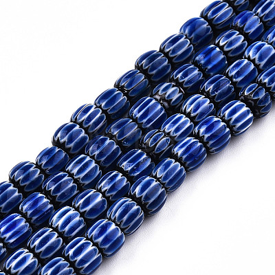 Handmade Lampwork Beads Strands X-LAMP-N023-003-01-1