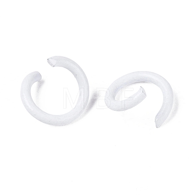 Spray Painted Iron Open Jump Rings IFIN-T017-04B-31-1