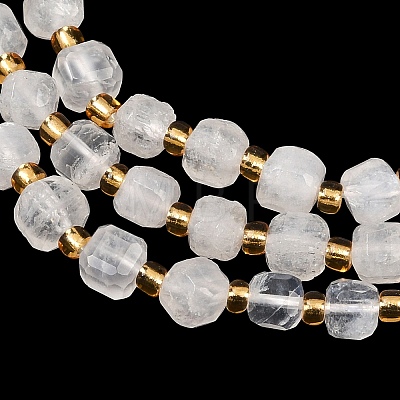 Natural Rainbow Moonstone Beads Strands G-Z147-A01-01-1