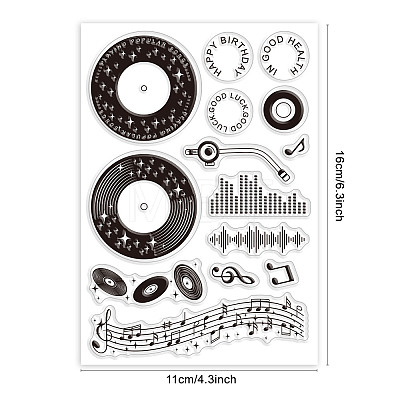 Custom Summer Theme PVC Plastic Clear Stamps DIY-WH0631-0046-1