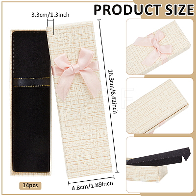 Cardboard Pen Package Boxes CON-WH0001-90A-1