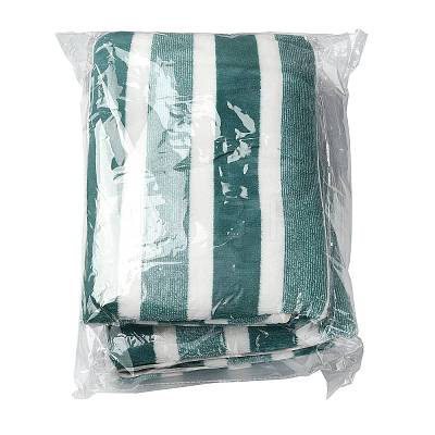 Polyester Stripe Towel AJEW-FZC0001-007D-1
