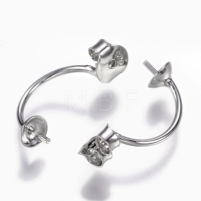 925 Sterling Silver Ear Nuts STER-F040-05P-1