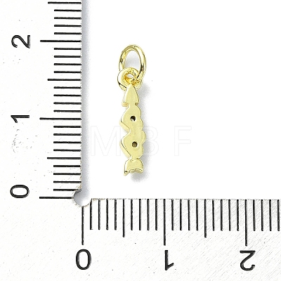 Heart Theme Brass Micro Pave Cubic Zirconia Charms KK-H475-56G-10-1