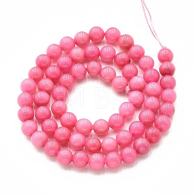 Natural Quartz Beads Strands G-N355-6mm-71-1